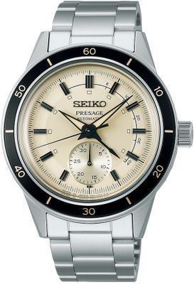 Seiko SSA447J1 Horloge Presage Automaat staal zilverkleurig 40,8 mm