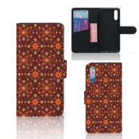 Huawei P20 Telefoon Hoesje Batik Brown