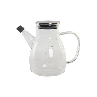 Flesje DKD Home Decor 17 x 10 x 15,5 cm Zilverkleurig Roestvrij staal 550 ml Borosilicaatglas