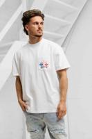 Fearless Blood Cross T-Shirt Heren Wit - Maat M - Kleur: Wit | Soccerfanshop
