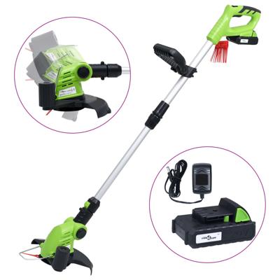 VidaXL Accugrastrimmer met accu 20 v 1500 mah li-ion