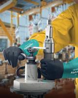 Ansell Chemicaliënhandschoen | maat 9 flesgroen/antracietgrijs | EN 388, EN 374, EN 1149 | PSA-categorie III | 6 paar - 58-535W-9 58-535W-9