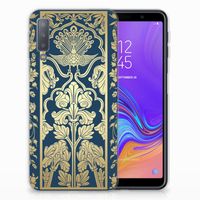 Samsung Galaxy A7 (2018) TPU Case Beige Flowers - thumbnail