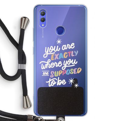 Right Place: Honor Note 10 Transparant Hoesje met koord