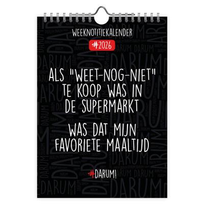 Darum WEEKnotitiekalender 2026