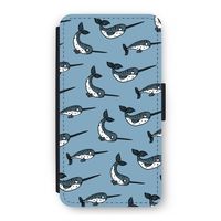 Narwhal: iPhone 11 Pro Flip Hoesje