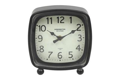 Decostar Countryfield Tafelklok Odell wit/zwart
