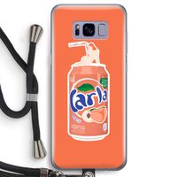 S(peach)less: Samsung Galaxy S8 Transparant Hoesje met koord