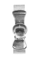 Stretchriem zilver Stretchriem zilver