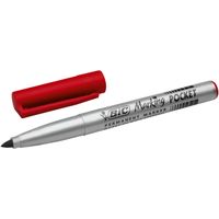 Viltstift Bic 1445 pocket rond rood 1.1mm