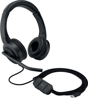 Kensington USB-C Headset H1000, On-Ear, zwart
