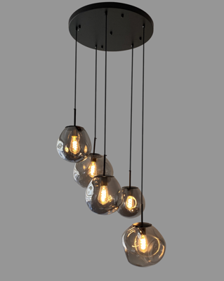 Hanglamp Drogon getrapt 5L in 3 kleuren