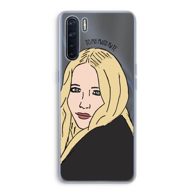 Mary Kate: Oppo A91 Transparant Hoesje