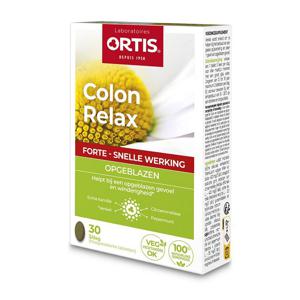 Ortis Colon Relax Forte Opgeblazen Gevoel en Winderigheid 30 Tabletten