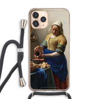 The Milkmaid: iPhone 11 Pro Max Transparant Hoesje met koord
