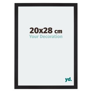 Fotolijst 20x28cm Zwart Houtnerf MDF Mura