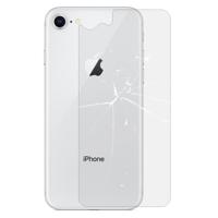 Voor iPhone 8 & 7 0.3 mm 9H oppervlakte hardheid 2.5D gebogen rand explosieveilige Premium getemperd glas terug Screen Protector