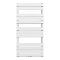Belrad Handdoekradiator - middenaansluiting - 1200X600mm - Wit BFRW1200600