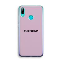 kwetsbaar: Huawei P Smart (2019) Transparant Hoesje