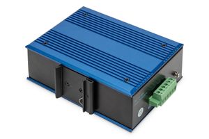 Digitus DN-651137 netwerk-switch Unmanaged Gigabit Ethernet (10/100/1000) Power over Ethernet (PoE) Zwart, Blauw