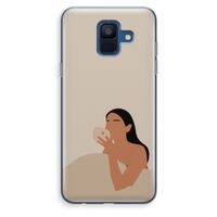 Fresh coffee: Samsung Galaxy A6 (2018) Transparant Hoesje