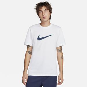 Nike Sportswear Club T-Shirt Heren Wit - Maat S - Kleur: Wit | Soccerfanshop