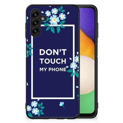 Samsung Galaxy A13 5G | A04s | Telefoon Hoesje | Flowers Blue DTMP