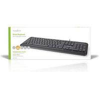 Bedraad Toetsenbord | USB | USB Gevoed | Multimedia | QWERTY | US Internationaal | Ja Bedraad Toetsenbord | USB | USB Gevoed | Multimedia | QWERTY | US Internationaal | Ja