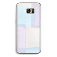 Square pastel: Samsung Galaxy S7 Edge Transparant Hoesje - thumbnail