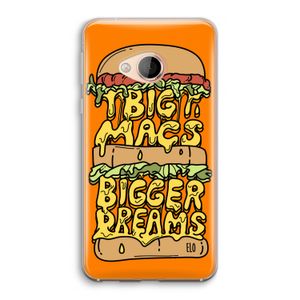 Big Macs Bigger Dreams: HTC U Play Transparant Hoesje