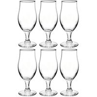 6x Stuks luxe bierglazen voor speciaalbier 520 ml