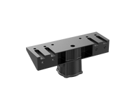 Paaltop beugel voor een ronde paal 60mm zwart Paaltop beugel voor een ronde paal 60mm zwart
