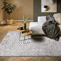 Vloerkleed Panglao Lichtgrijs 160x235 Cm Hoogpolig Elle Decoration - Dekbed-Discounter.nl