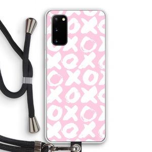 XOXO: Samsung Galaxy S20 Transparant Hoesje met koord