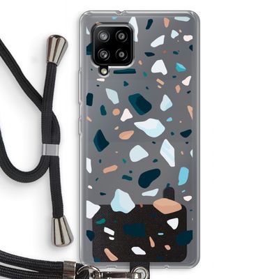Terrazzo N°13: Samsung Galaxy A42 5G Transparant Hoesje met koord