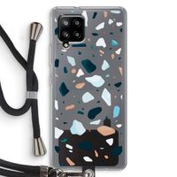 Terrazzo N°13: Samsung Galaxy A42 5G Transparant Hoesje met koord