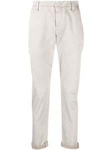 DONDUP cropped cotton chino trousers - Tons neutres