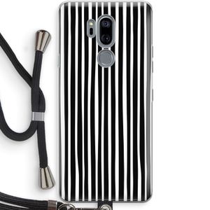 Stripes: LG G7 Thinq Transparant Hoesje met koord