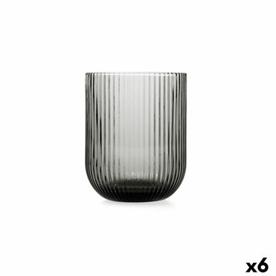 Glas Bidasoa Fosil Grijs Glas 280 ml (6 Stuks)