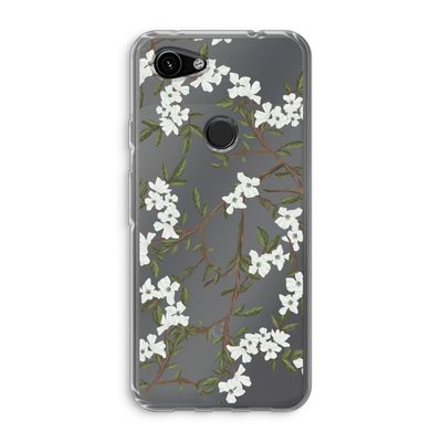 Blossoming spring: Google Pixel 3a Transparant Hoesje