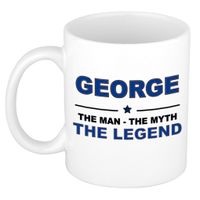 George The man, The myth the legend cadeau koffie mok / thee beker 300 ml George The man, The myth the legend cadeau koffie mok / thee beker 300 ml