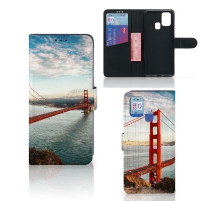 Samsung Galaxy M31 | Flip Cover | Golden Gate Bridge