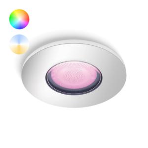 Philips Inbouwspot Hue Xamento - White and color Zilver 929003074701