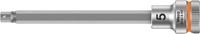 Wera 8740 B HF Binnenzeskant Zyklop Bitdop met 3/8"-aandrijving met vasthoudfunctie, 5,0 x 107 mm - 1 stuk(s) - 05003034001