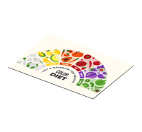 Rechthoekige placemats Regenboog voedselkar Rechthoekige placemats Regenboog voedselkar
