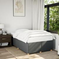 Bedframe zonder matras 120x200 cm stof donkergrijs
