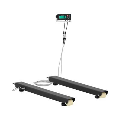 Weegbalk - 2500 kg / 0,5 kg - 100 x 10 cm - extern LCD
