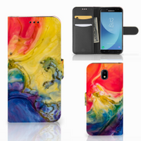 Hoesje Samsung Galaxy J5 2017 Watercolor Dark - thumbnail