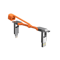 Rolling Square inCharge XS - 4-in-1 Keyring Kabel | 240W Snel Opladen | USB-C & Lightning | Compact & Duurzaam