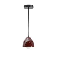 Kave Home Hanglamp 'Drava' Keramiek, kleur Donkerrood